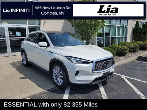White 2019 INFINITI QX50 ESSENTIAL for sale in Cohoes, NY