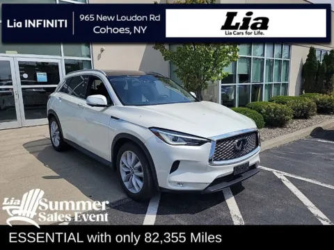 White 2019 INFINITI QX50 ESSENTIAL for sale in Cohoes, NY
