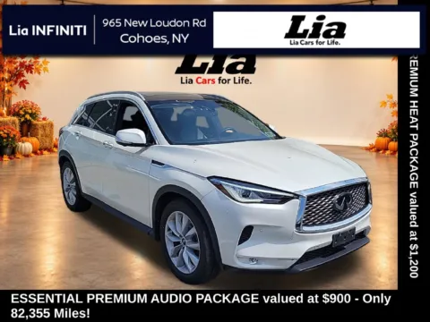 White 2019 INFINITI QX50 ESSENTIAL for sale in Cohoes, NY