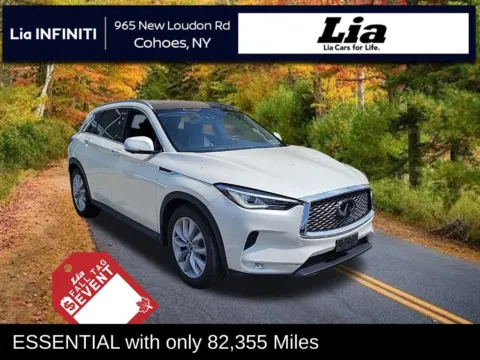 White 2019 INFINITI QX50 ESSENTIAL for sale in Cohoes, NY