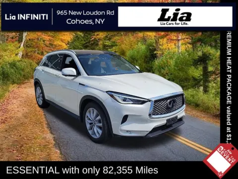 White 2019 INFINITI QX50 ESSENTIAL for sale in Cohoes, NY