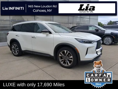 White 2023 INFINITI QX60 LUXE for sale in Cohoes, NY