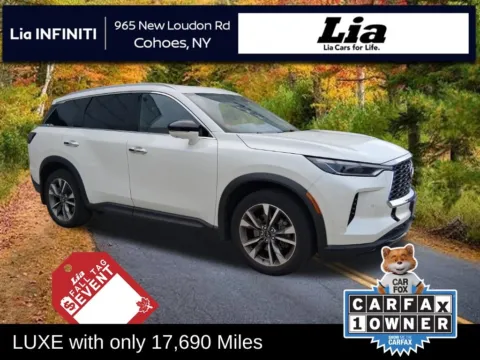 White 2023 INFINITI QX60 LUXE for sale in Cohoes, NY
