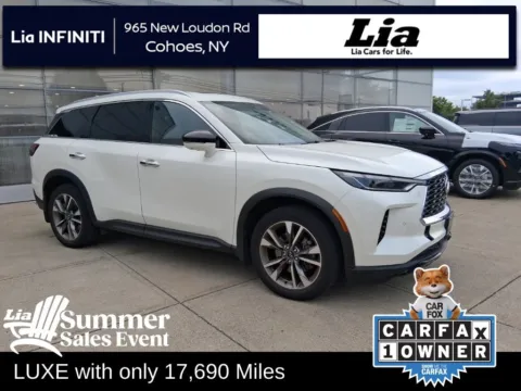 White 2023 INFINITI QX60 LUXE for sale in Cohoes, NY