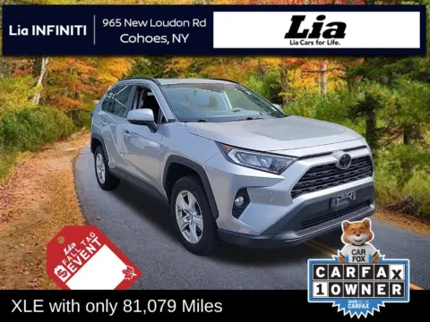 Silver 2019 Toyota RAV4 XLE for sale in Cohoes, NY