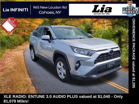 Silver 2019 Toyota RAV4 XLE for sale in Cohoes, NY