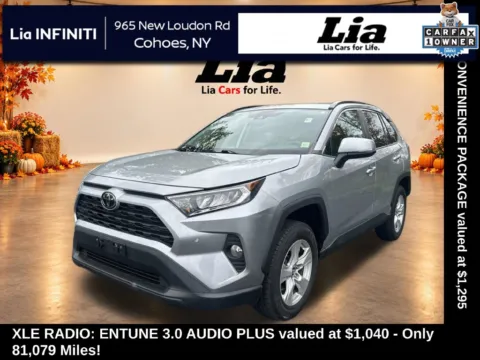 Silver 2019 Toyota RAV4 XLE for sale in Cohoes, NY