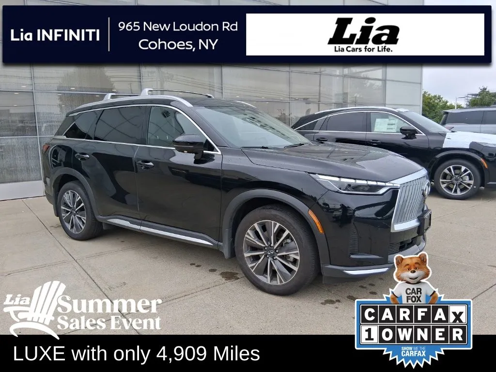 Black 2026 INFINITI QX60 LUXE for sale in Cohoes, NY