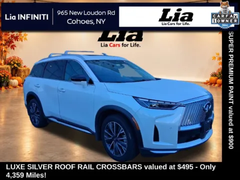 White 2026 INFINITI QX60 LUXE for sale in Cohoes, NY