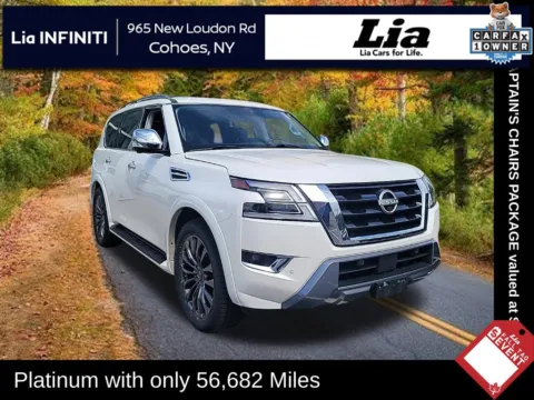 White 2023 Nissan Armada Platinum for sale in Cohoes, NY