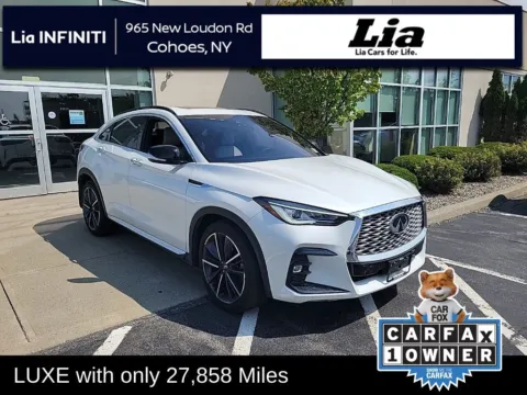 White 2023 INFINITI QX55 LUXE for sale in Cohoes, NY