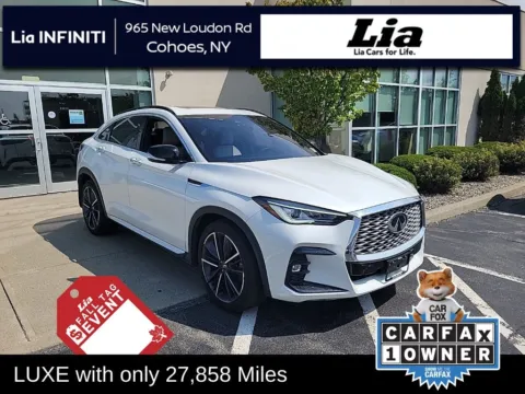 White 2023 INFINITI QX55 LUXE for sale in Cohoes, NY