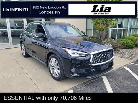 Black 2019 INFINITI QX50 ESSENTIAL for sale in Cohoes, NY