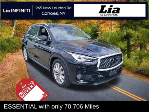 Black 2019 INFINITI QX50 ESSENTIAL for sale in Cohoes, NY