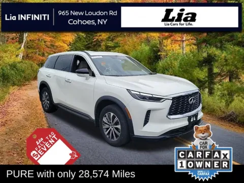 White 2023 INFINITI QX60 PURE for sale in Cohoes, NY