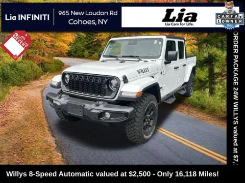 White 2024 Jeep Gladiator Willys for sale in Cohoes, NY