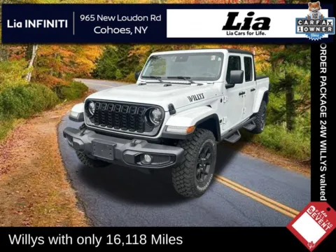 White 2024 Jeep Gladiator Willys for sale in Cohoes, NY