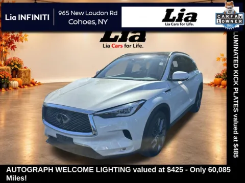 White 2022 INFINITI QX50 Autograph for sale in Cohoes, NY