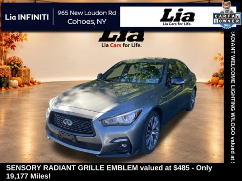 Gray 2023 INFINITI Q50 SENSORY for sale in Cohoes, NY
