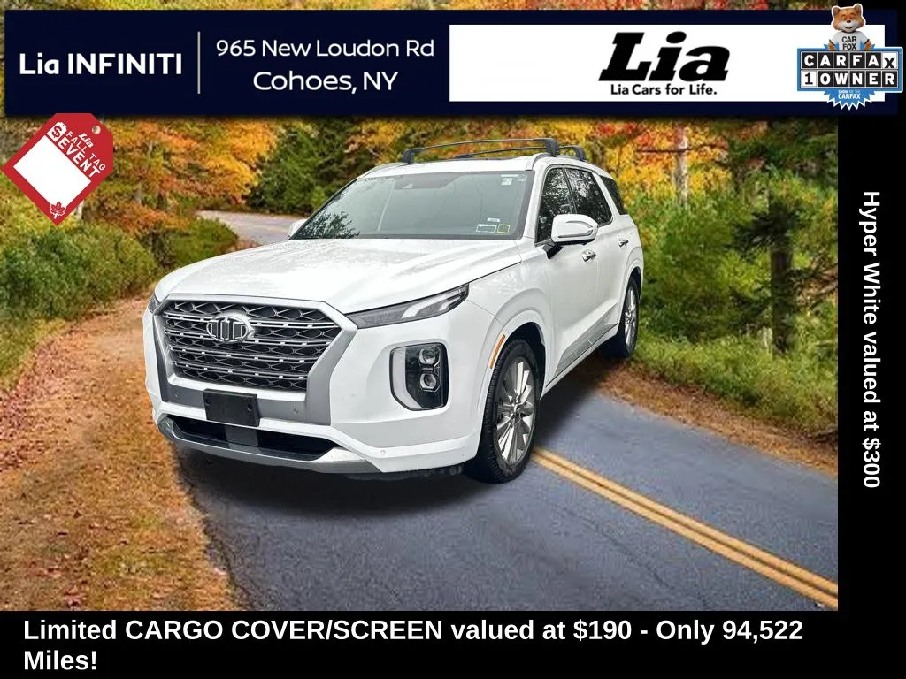 White 2020 Hyundai Palisade Limited for sale in Cohoes, NY
