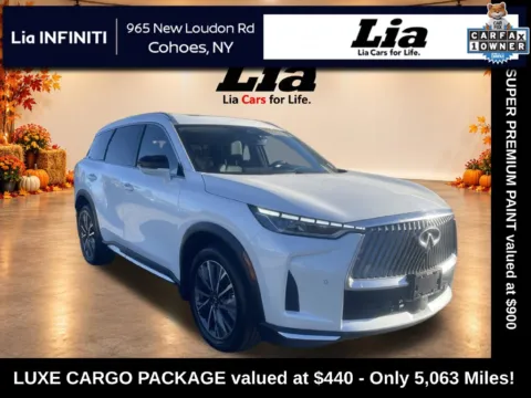 White 2026 INFINITI QX60 LUXE for sale in Cohoes, NY