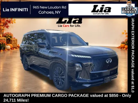 Black 2025 INFINITI QX80 AUTOGRAPH for sale in Cohoes, NY