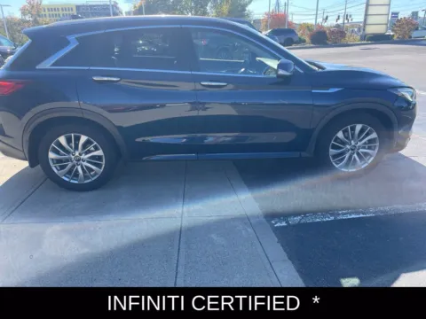 Photos of 2023 INFINITI QX50 LUXE for sale in Cohoes, NY at Lia INFINITI