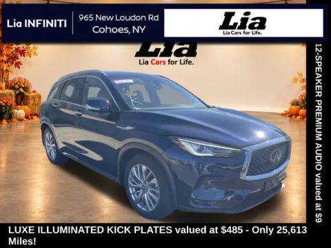 Blue 2023 INFINITI QX50 LUXE for sale in Cohoes, NY