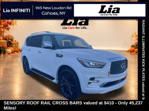 White 2022 INFINITI QX80 Sensory for sale in Cohoes, NY