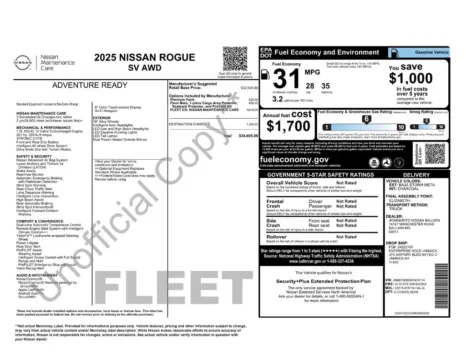 More photos of 2025 Nissan Rogue SV at Lia Nissan of Colonie, NY
