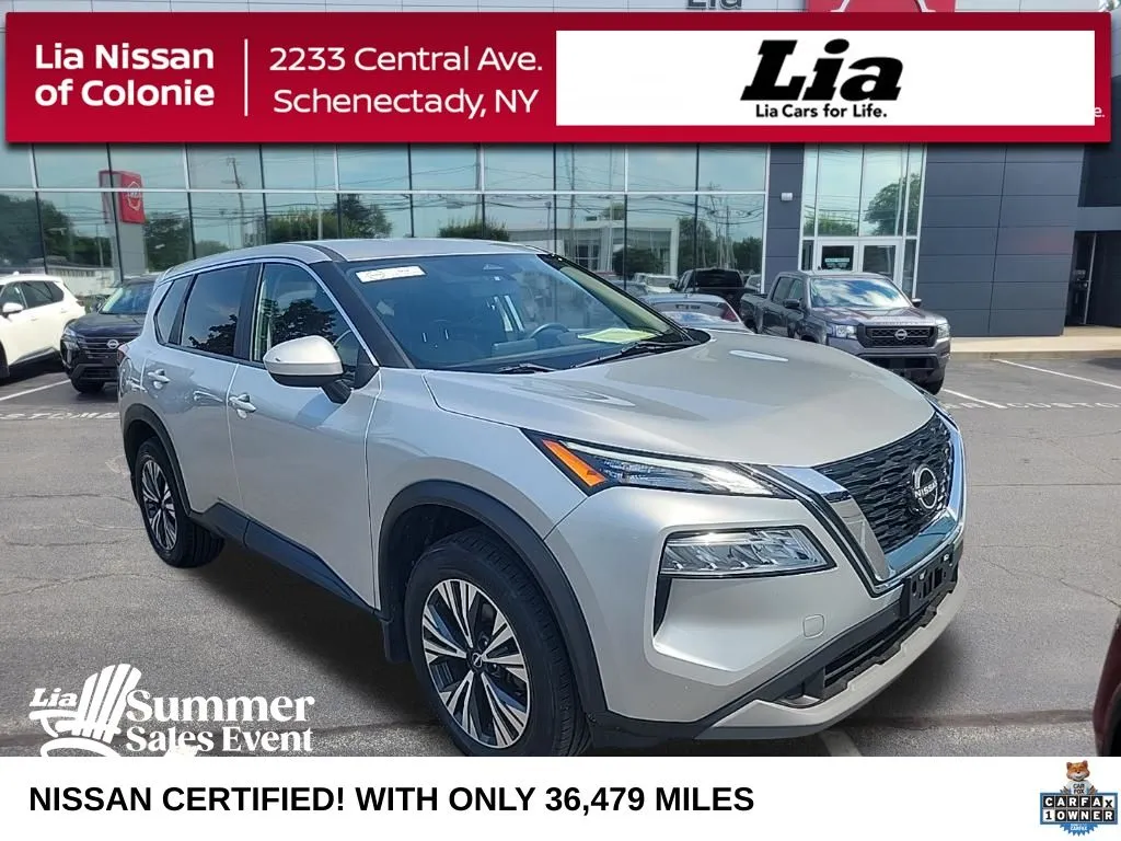 Silver 2023 Nissan Rogue SV for sale in Schenectady, NY