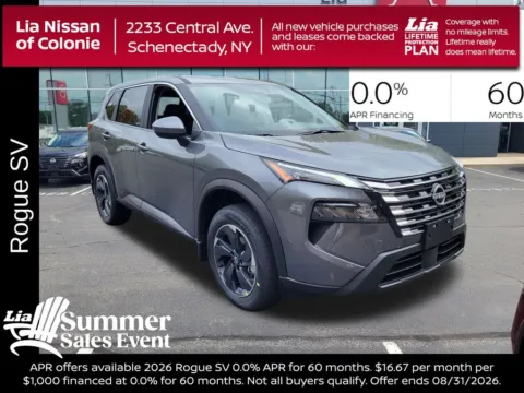 Gray 2026 Nissan Rogue SV for sale in Schenectady, NY