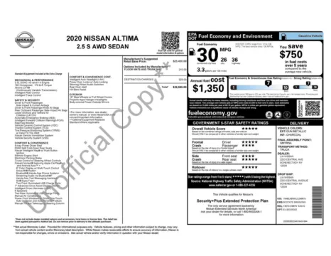 More photos of 2020 Nissan Altima 2.5 S at Lia Nissan of Colonie, NY