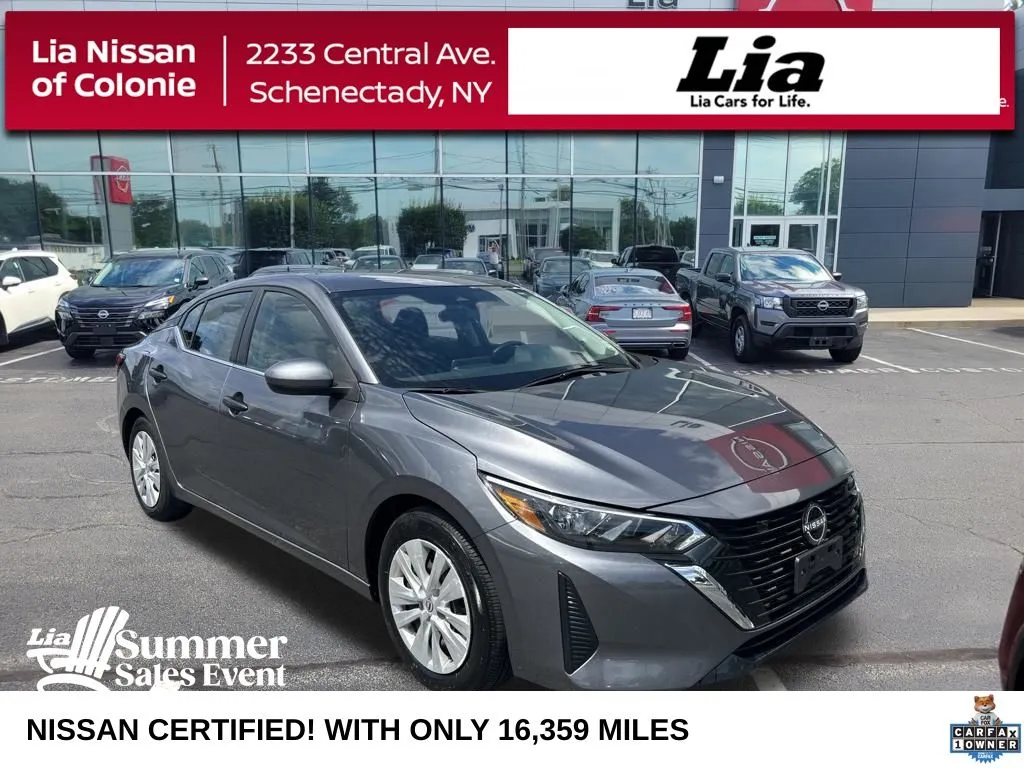 Gray 2024 Nissan Sentra S for sale in Schenectady, NY
