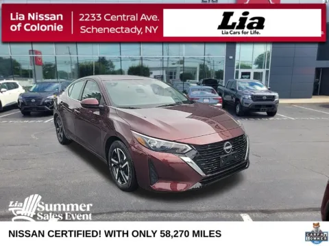 Red 2024 Nissan Sentra SV for sale in Schenectady, NY