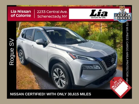 Silver 2023 Nissan Rogue SV for sale in Schenectady, NY