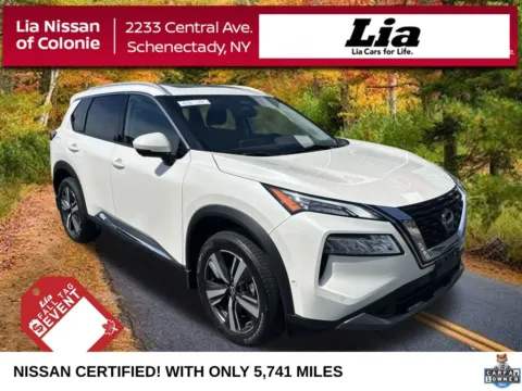 White 2023 Nissan Rogue SL for sale in Schenectady, NY