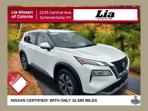 White 2023 Nissan Rogue SV for sale in Schenectady, NY