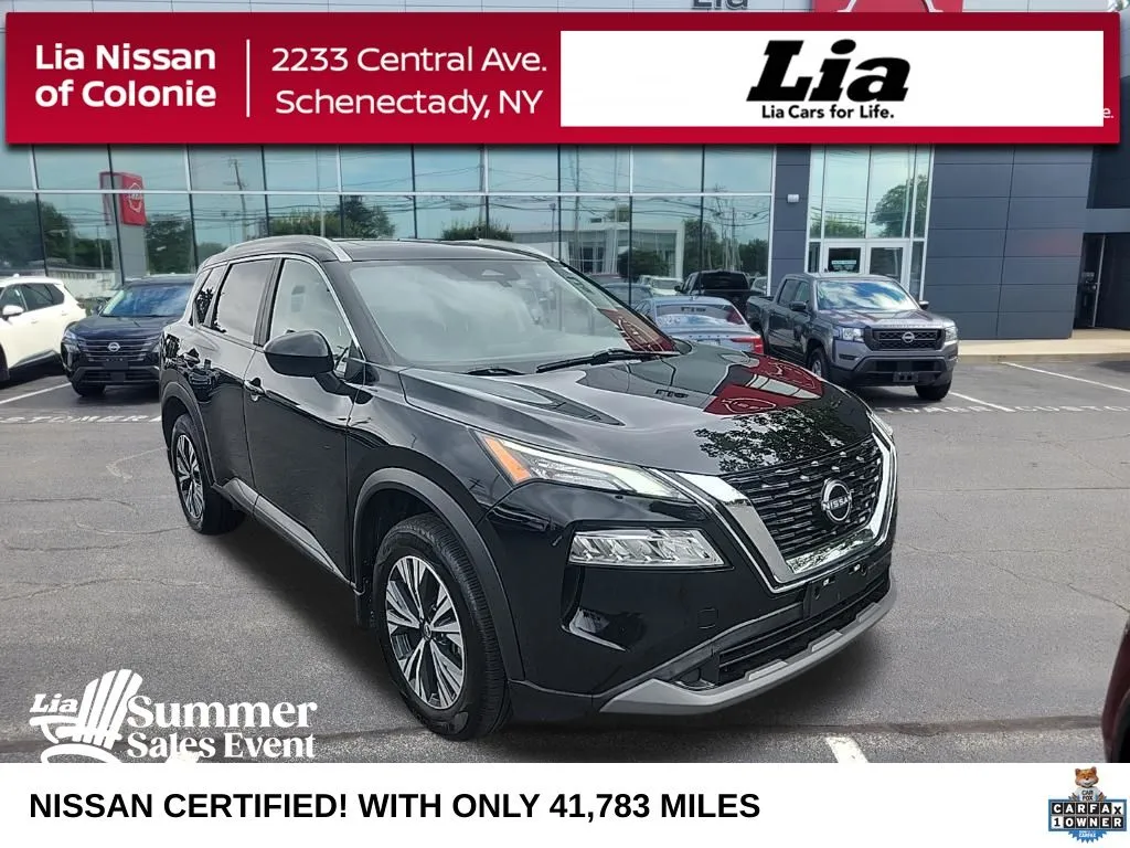 Black 2023 Nissan Rogue SV for sale in Schenectady, NY