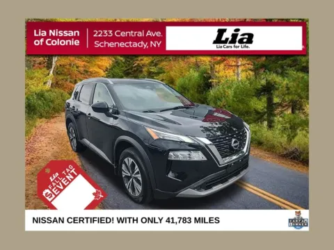 Black 2023 Nissan Rogue SV for sale in Schenectady, NY