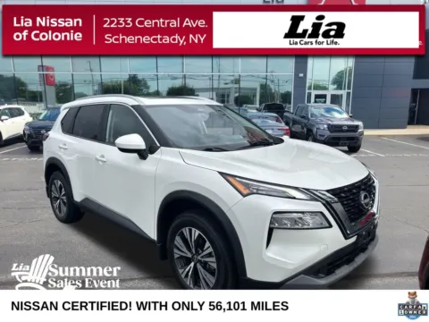 White 2023 Nissan Rogue SV for sale in Schenectady, NY