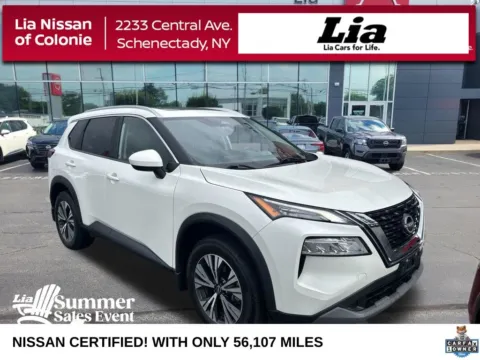 White 2023 Nissan Rogue SV for sale in Schenectady, NY