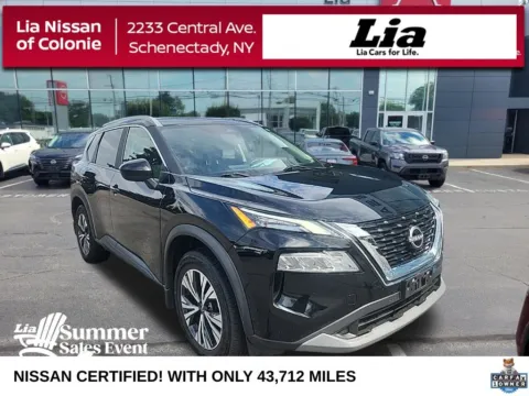 Black 2023 Nissan Rogue SV for sale in Schenectady, NY