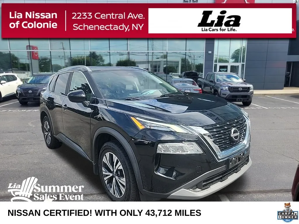 Black 2023 Nissan Rogue SV for sale in Schenectady, NY