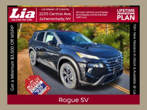 Black 2026 Nissan Rogue SV for sale in Schenectady, NY