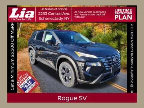 Black 2026 Nissan Rogue SV for sale in Schenectady, NY