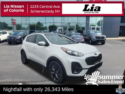 White 2022 Kia Sportage Nightfall for sale in Schenectady, NY