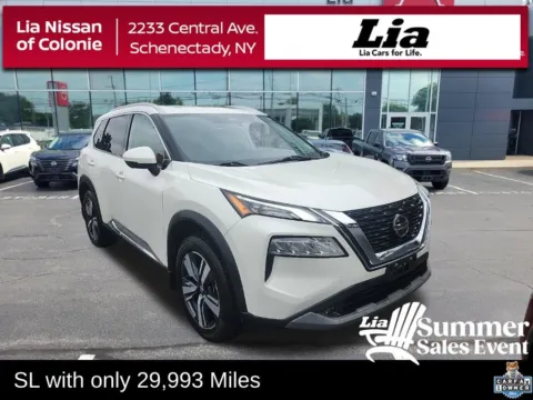White 2021 Nissan Rogue SL for sale in Schenectady, NY