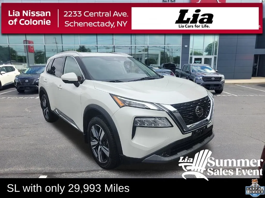 White 2021 Nissan Rogue SL for sale in Schenectady, NY