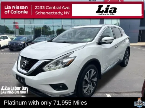 White 2018 Nissan Murano Platinum for sale in Schenectady, NY